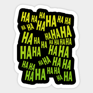 HAHA Amusement Sticker